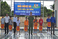 Giải Bóng đá Thiếu niên, Nhi đồng toàn huyện năm 2016